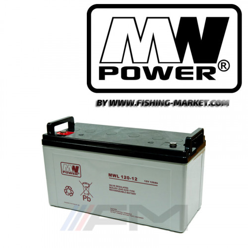 Акумулаторна тягова батерия MW POWER AGM - MWL 120Ah 12V